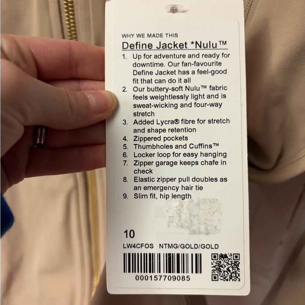 Lululemon define jacket (NUTMEG/GOLD) - Picture 4 of 4